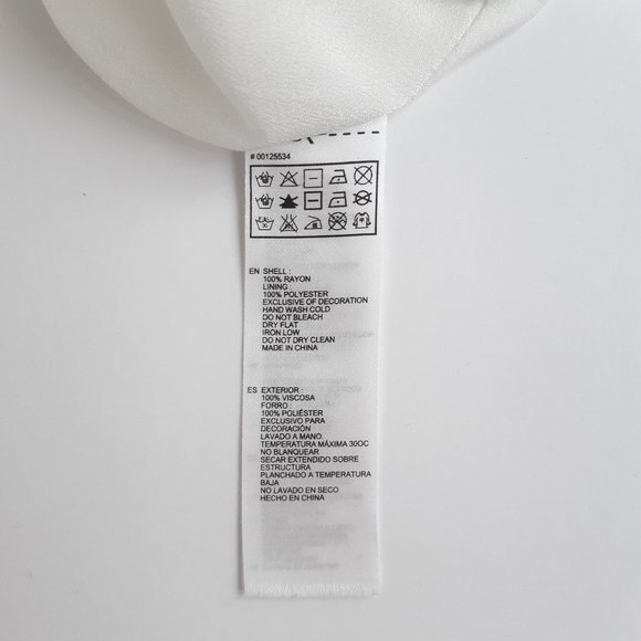 Pleated rayon skirt with lace detail S/P - Picture 8 of 9